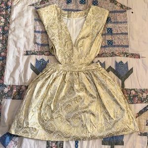 Mustard seed mini dress with cut outs